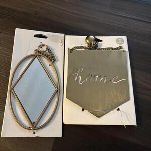 Home Wall Hanging Decor Mirror Gold Metal